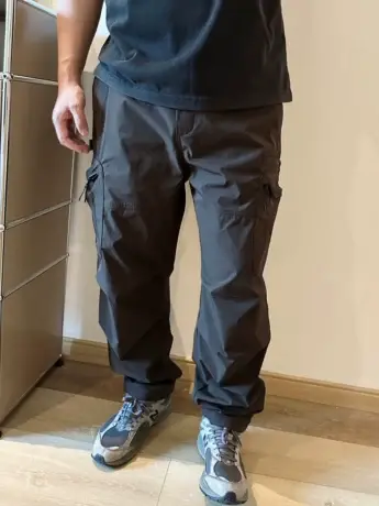 大依无忧春秋新款户外机能廓版潮胖子加肥加大码男士休闲工装裤图片