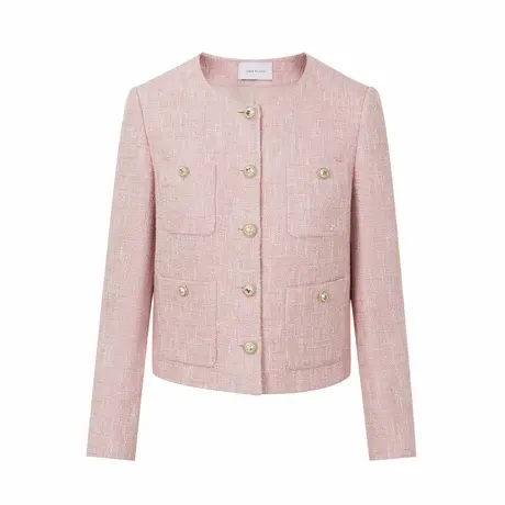 【七七酱直播间】莱茵福莱尔法式小香风夏小众别致短外套薄款修身商品大图