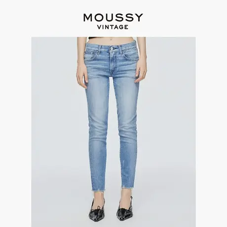 MOUSSY VINTAGE 2025夏季新品低腰修身铅笔牛仔裤女540FSC12-1120商品大图