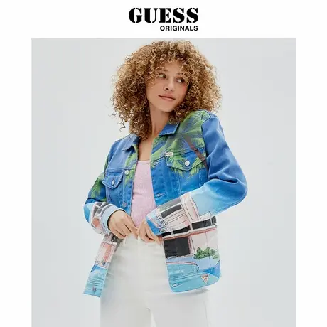 GUESSOriginals男女花卉园艺风夹克-W2GXN2D4MY0商品大图