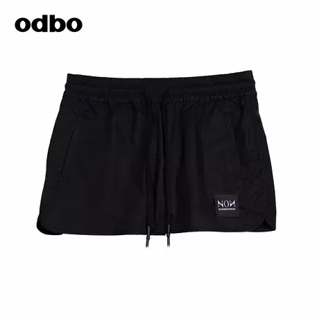 odbo/欧迪比欧原创设计感休闲短裤简约百搭男女同款裤子品牌logo商品大图