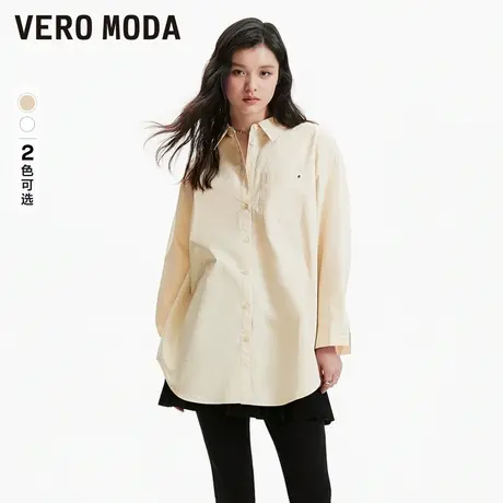 Vero Moda奥莱衬衫女春秋新款廓形OVERSIZE时尚宽松休闲上衣商品大图