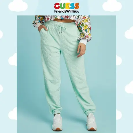 GUESS×FriendsWithYou女亲子款针织裤-W1GQ07R8BK2商品大图