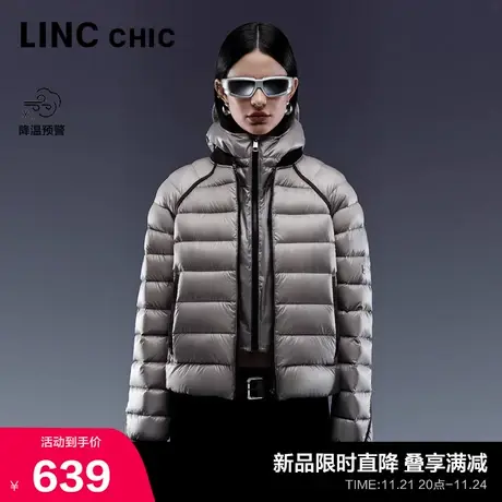 LINCCHIC金羽杰短款轻薄羽绒服女2023新款机能感超轻便携外套1225商品大图