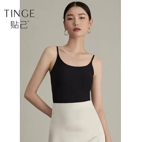 TINGE【拥抱云朵】长款固定Bra吊带背心女带胸垫内搭春夏无痕内衣商品大图