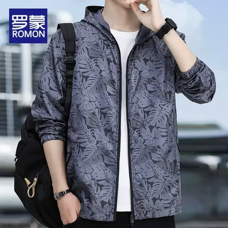 罗蒙防晒衣男士夏季新款冰丝透气轻薄外套钓鱼速干户外防晒服男款图片