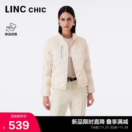 LINCCHIC金羽杰短款轻薄羽绒服女2023新款轻柔便携外套女秋冬款商品大图