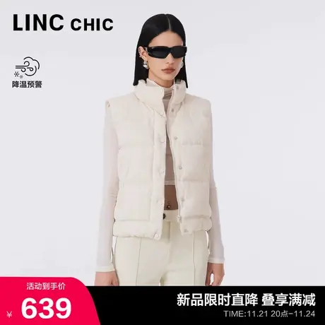 LINCCHIC金羽杰轻薄羽绒服马甲女2023新款外套女秋冬款Y23805059Y商品大图