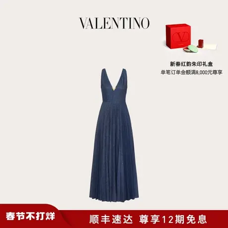 【新品】华伦天奴VALENTINO女士牛仔长裙图片