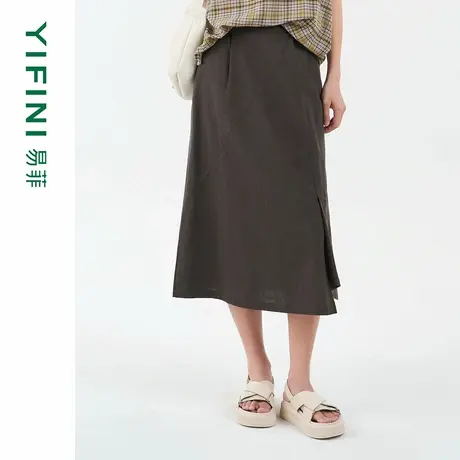 [专柜同款]易菲A型中长半裙商品大图