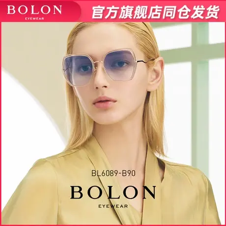 BOLON暴龙眼镜新款太阳镜女大框墨镜时尚潮流眼镜防紫外线BL6089商品大图