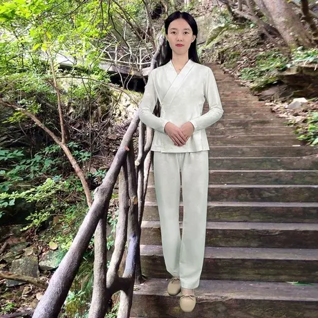 女士汉服内搭套装春女式明制改良打底内衬冬交领元素中衣内衣女秋图片