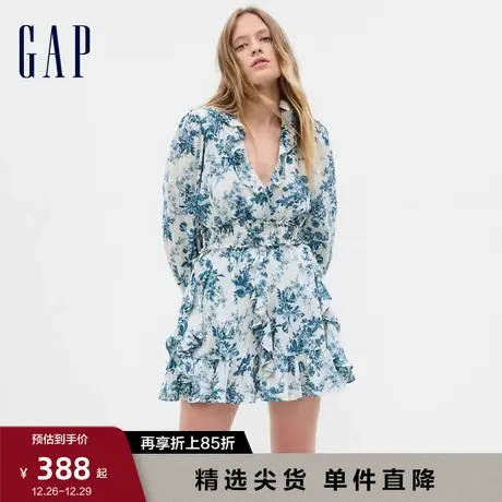 【LOVE SHACK FANCY】Gap女装早春连衣裙高级时尚休闲裙792675商品大图