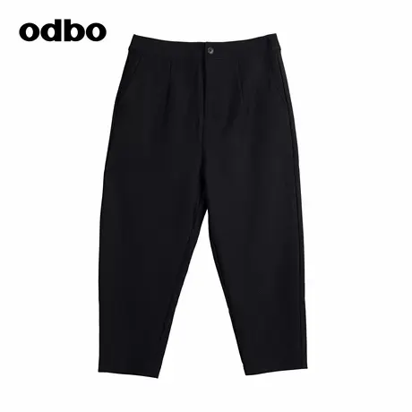 odbo/欧迪比欧版型笔挺品牌时装铅笔裤西装裤子休闲裤高腰长裤商品大图