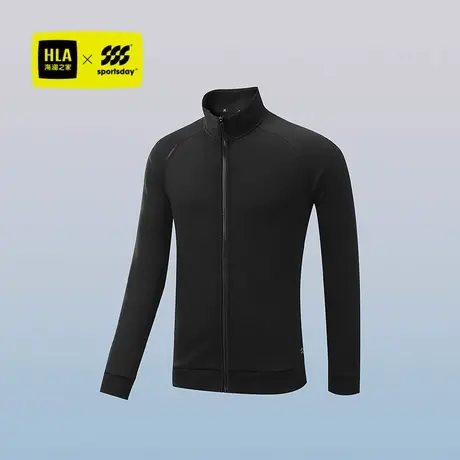 HLA/海澜之家综训运动sportsday针织开衫25春秋新保暖修身外套男图片