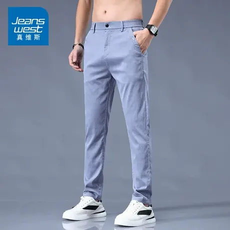 KZ真维斯休闲裤男士直筒宽松商务西裤男裤子2025年新款春秋季长裤商品大图
