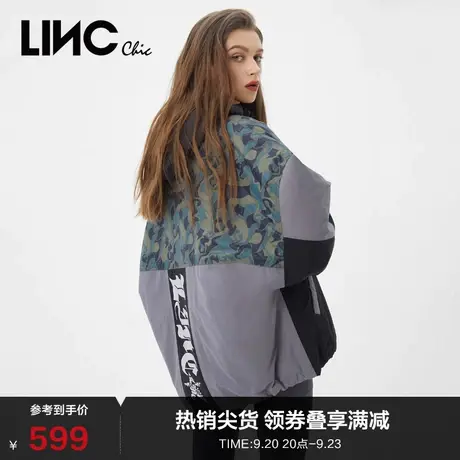 LINCCHIC金羽杰羽绒服女机能宽松轻薄短款羽绒服女冬季Y21802111图片