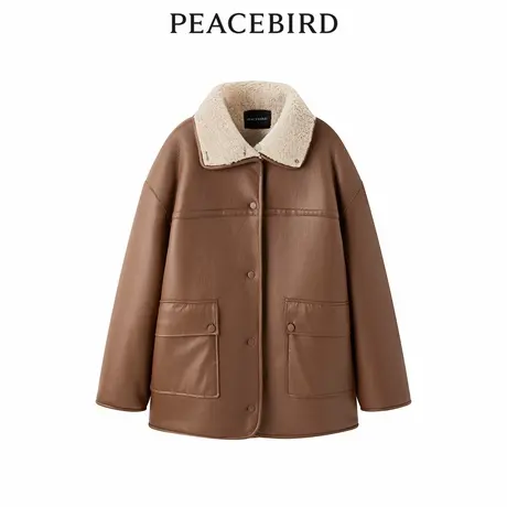 【来了就好】太平鸟翻领外套A3BBD4409图片