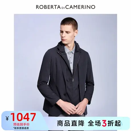 【春季新品】ROBERTA诺贝达男装休闲西服上衣单西时尚西装外套男商品大图