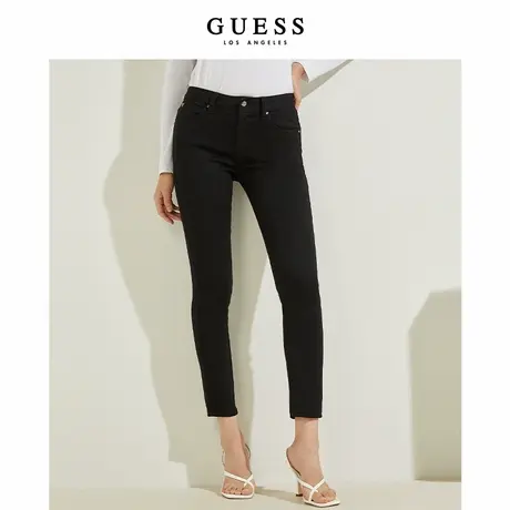 GUESS女士原创高级感通勤极简直筒牛仔裤商品大图