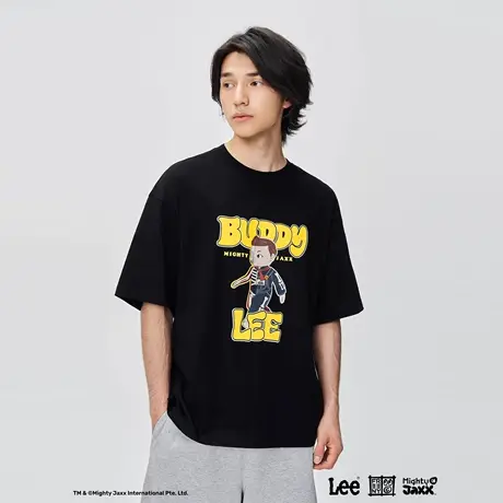 【MIGHTY JAXX联名】Lee商场同款25早秋新舒适版男女同款短袖T恤图片
