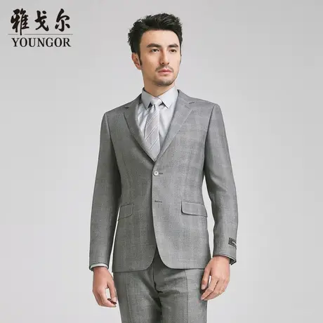【商场同款】雅戈尔男士西服春季新款官方商务休闲西装外套男商品大图