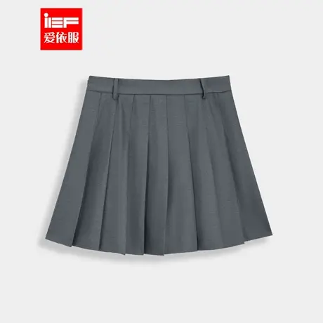 IEF/爱依服【微胖】大码女装2025秋季新款韩系风百搭显瘦百褶裙商品大图