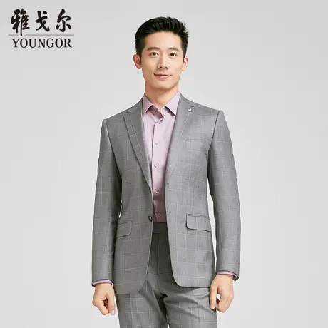 【商场同款】雅戈尔男士西服春季新款官方商务休闲西装外套男商品大图