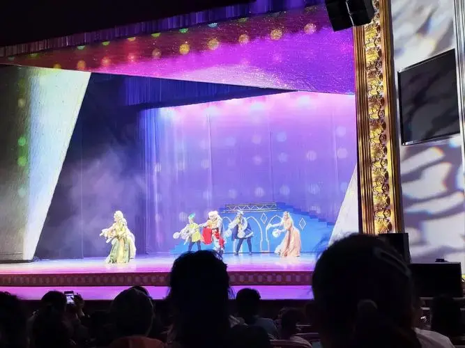 周五晚上去武汉剧院看了首场冰雪奇缘舞台剧,总体来说还算满意,首先是