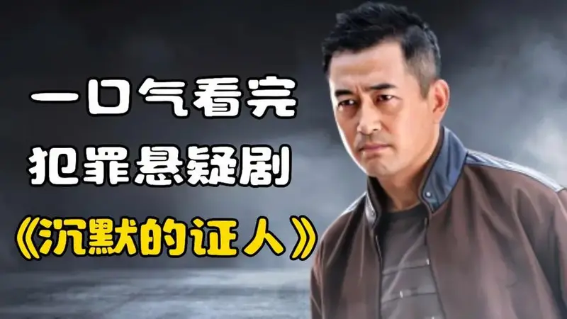 一口气看完高分国产犯罪悬疑剧《沉默的证人》,连环杀人罪犯手法完美