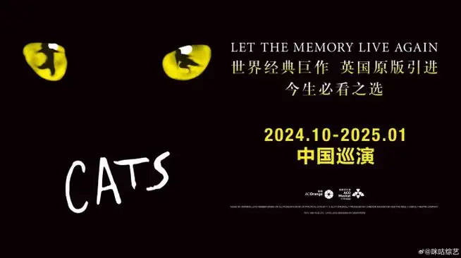 音乐剧猫#世界经典音乐剧《猫》2024-2025全国巡演正式起航!