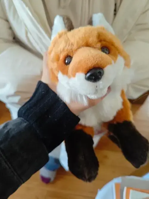 狐狸社foxfiref 柔软红狐玩偶 狐狸公仔 亲肤狐狸布娃娃毛绒玩具-淘宝