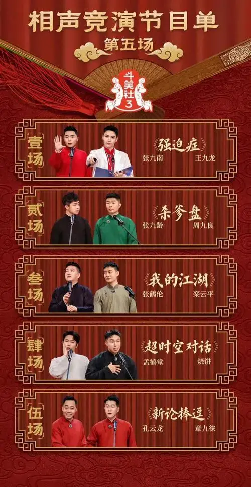 德云社未来必火的五大相声组合,你最看好谁?