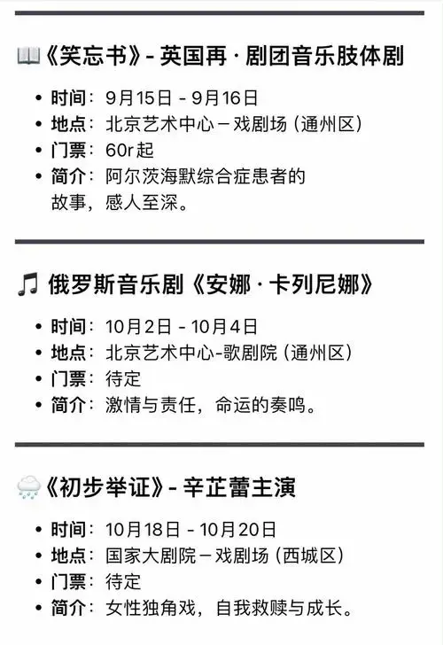 🌟 北京2024国际戏剧节 🌟 🎭 戏剧盛宴,全明星阵容,等你来看!