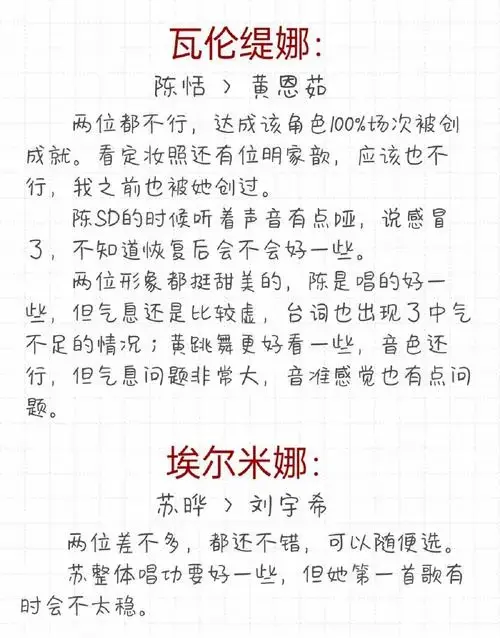 音乐剧卡司选谁不踩雷?🎬