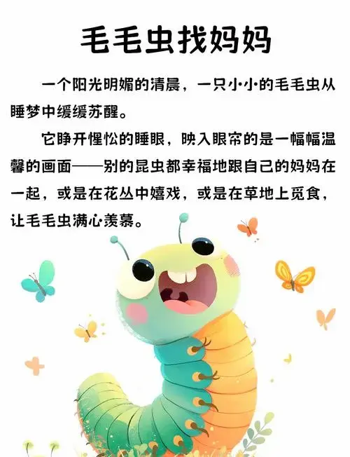 毛毛虫找妈妈:成长的故事
