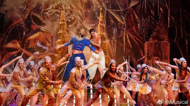 百老汇版迪士尼音乐剧《aladdin》(阿拉丁)在3月20日迎来了其在