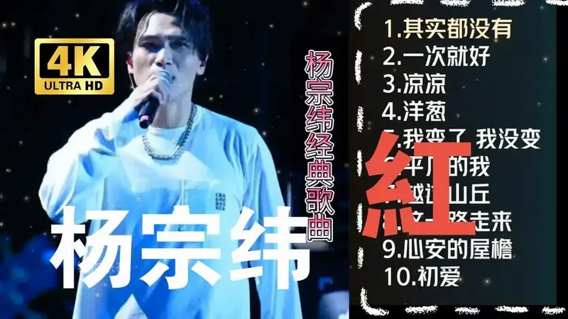 (催泪大师)杨宗纬经典歌曲,无损音质,建议收藏.