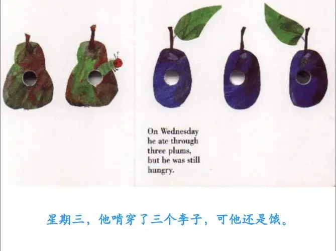 绘本资源|《好饿的毛毛虫》pdf电子版|亲子阅读绘本推荐|建议爸妈先