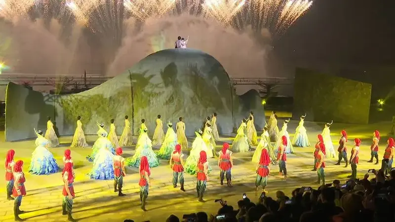 绝美视听盛宴!《国彩醴陵》昨晚震撼首演,观众直呼要