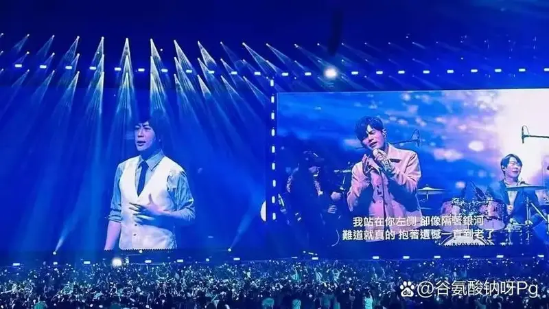 周杰伦演唱会好多人啊,五月天亮相周杰伦演唱会.