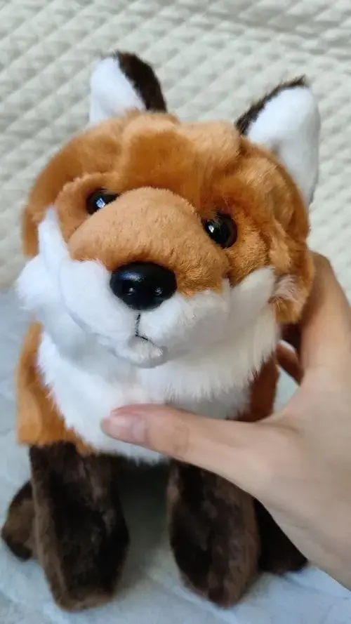 狐狸社foxfiref 柔软红狐玩偶 狐狸公仔 亲肤狐狸布娃娃毛绒玩具-淘宝