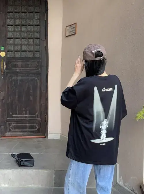 周杰伦演唱会同款t恤jaychou卡通形象亲笔签名短袖应援嘉年华周边