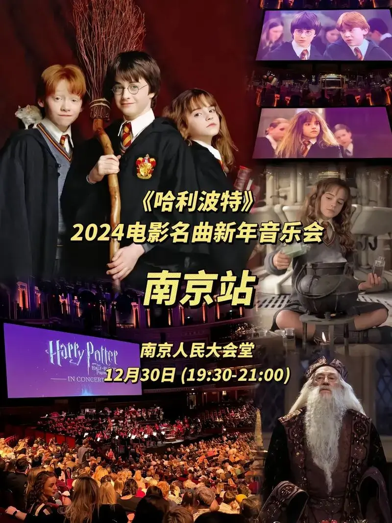 《哈利波特》南京站-2024电影名曲新年音乐会,虽然我没有巫 - 抖音
