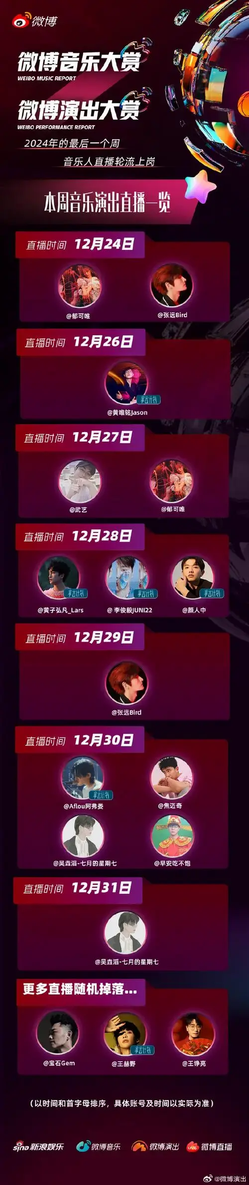 微博音乐大赏##微博演出大赏