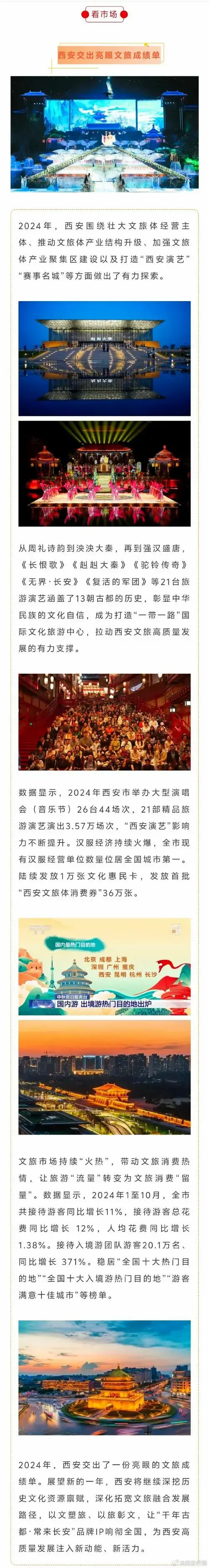 2024年,西安交出了一份亮眼的文旅成绩单.