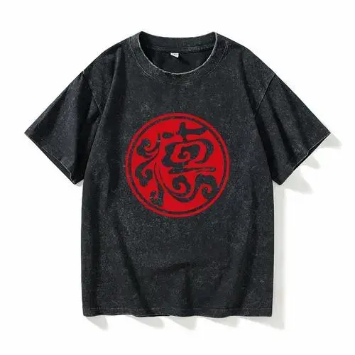 国潮汉字德云社周边中国风文字德云华t恤短袖 港风衣服女男圆领大
