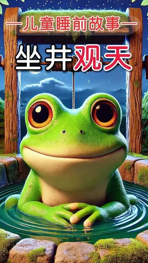 儿童故事《坐井观天》3-6岁儿童睡前故事,有声绘本