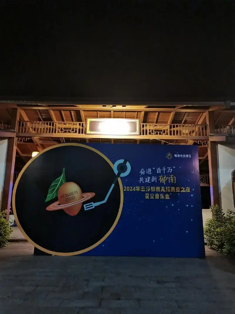 明晚2024年无核黄皮音乐会布置场景 - 抖音