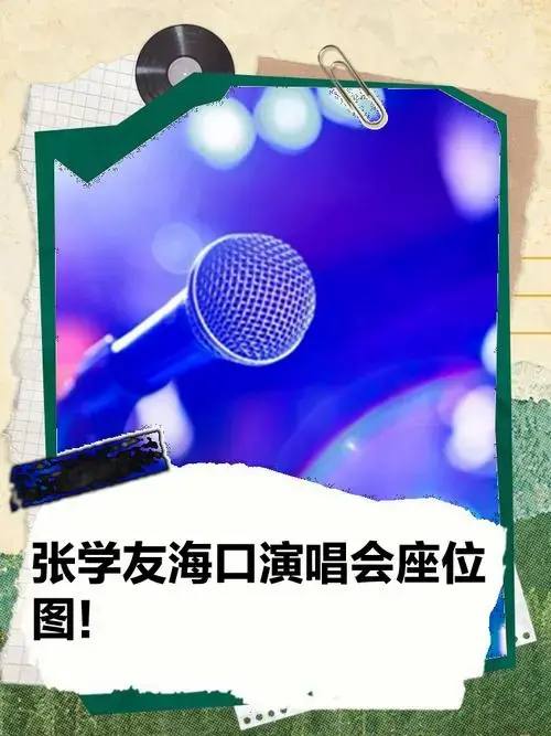 张学友海口演唱会座位图!